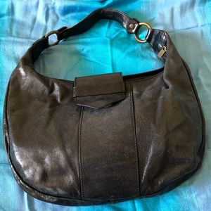 Maurizio Tauiti black leather purse